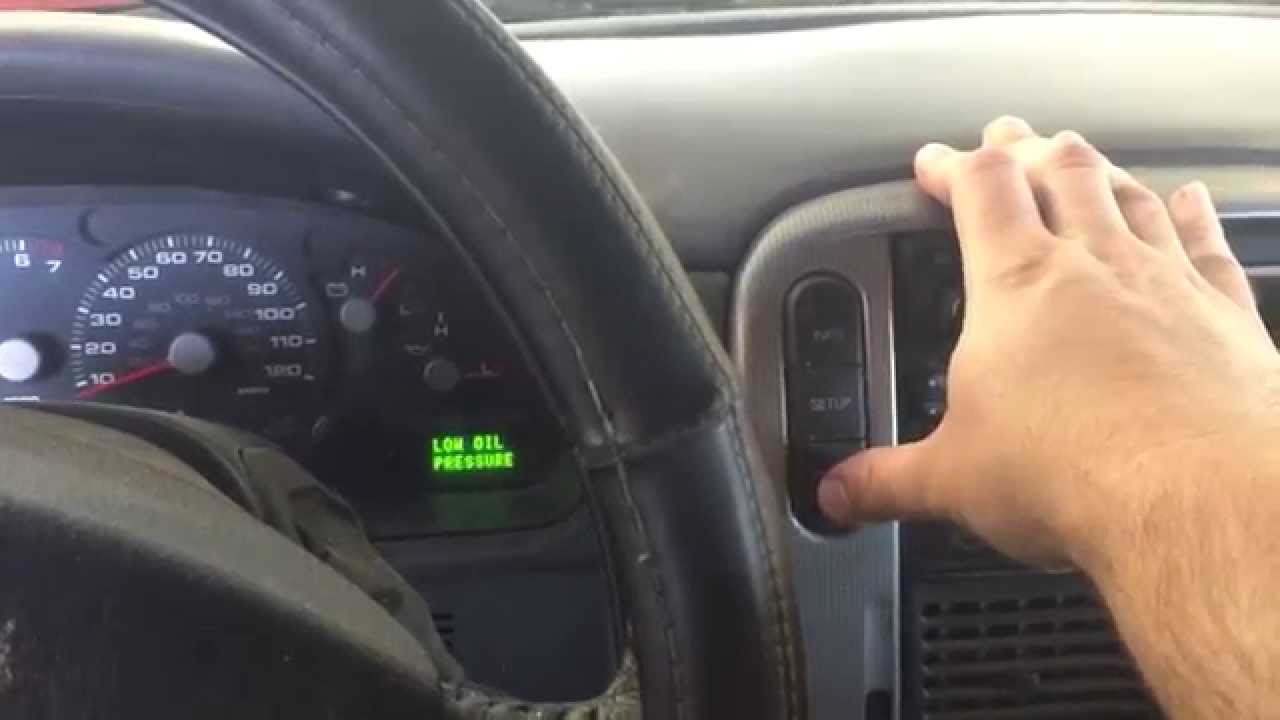 Video Reset Change Oil Soon Message on Ford Explorer